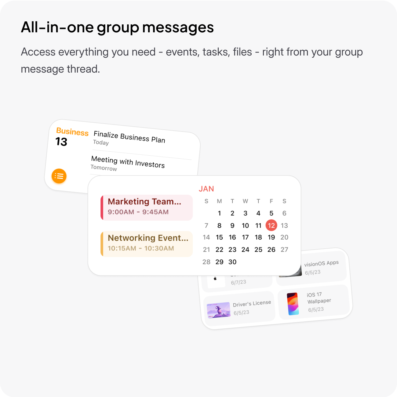 All in One Group Messaging